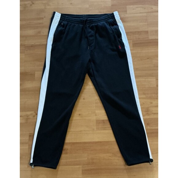 Polo Ralph Lauren interlock track pant sweats Polo Black sz L - Picture 4 of 12